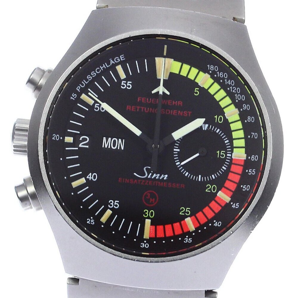 Sinn Chronograph day date black Dial Automatic Men's Watch